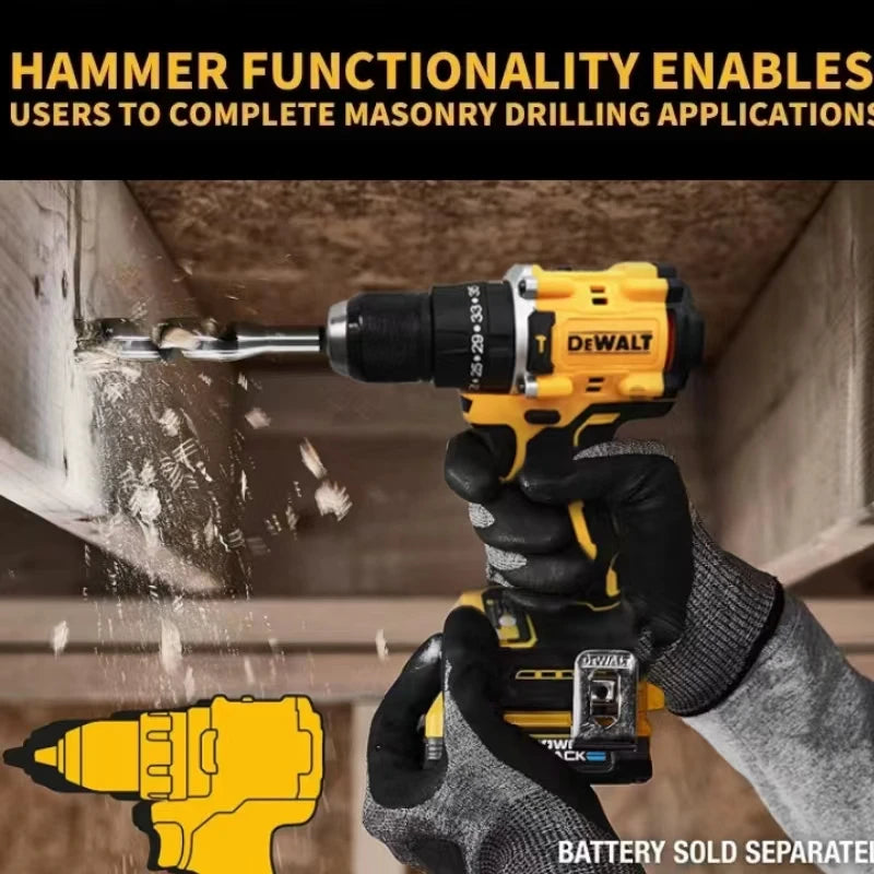 DeWalt DCD805 Power Tool Electric Drill 20V Brushless Cordless Screwdriver Impact WrenchCompact Drill Drill/Driver Power Tools