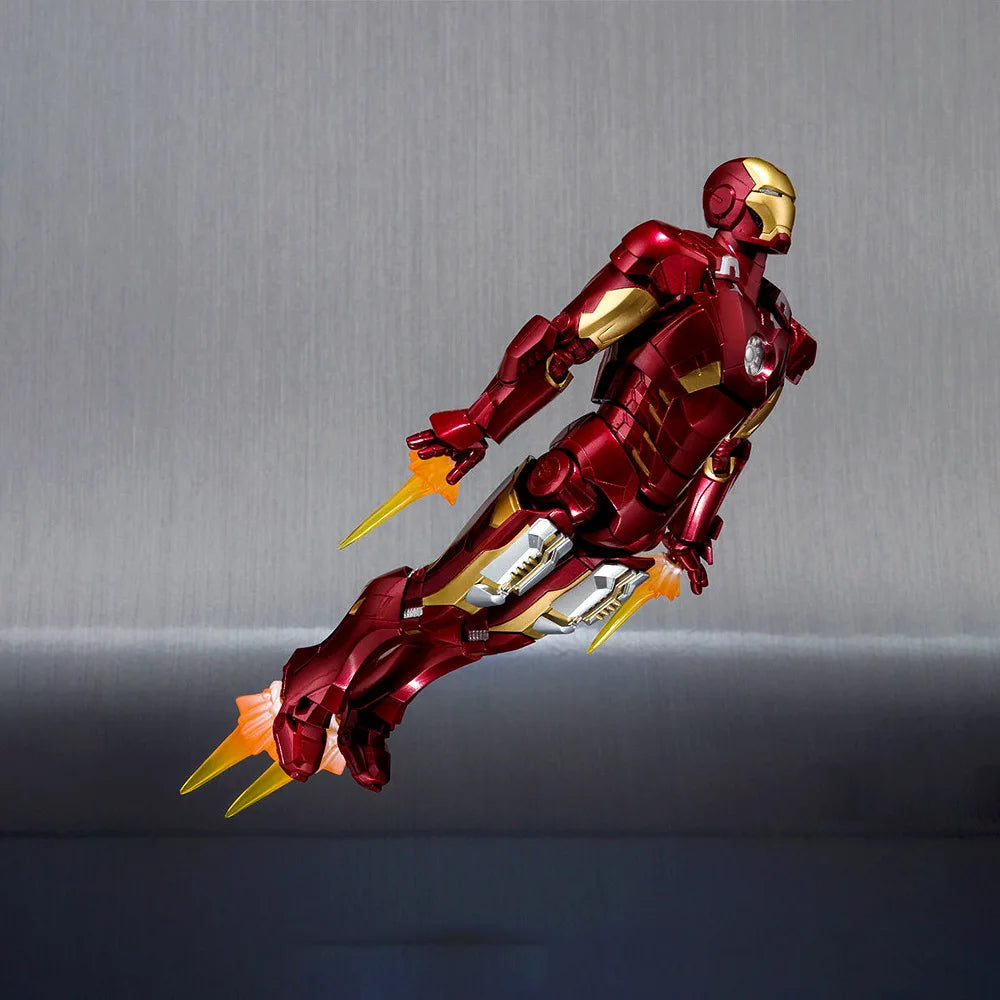 Hot Toys Iron Man MK7 MK20 Nano Armor Avengers League Sculpture Edition Handicraft Model for Adult and Child Toys