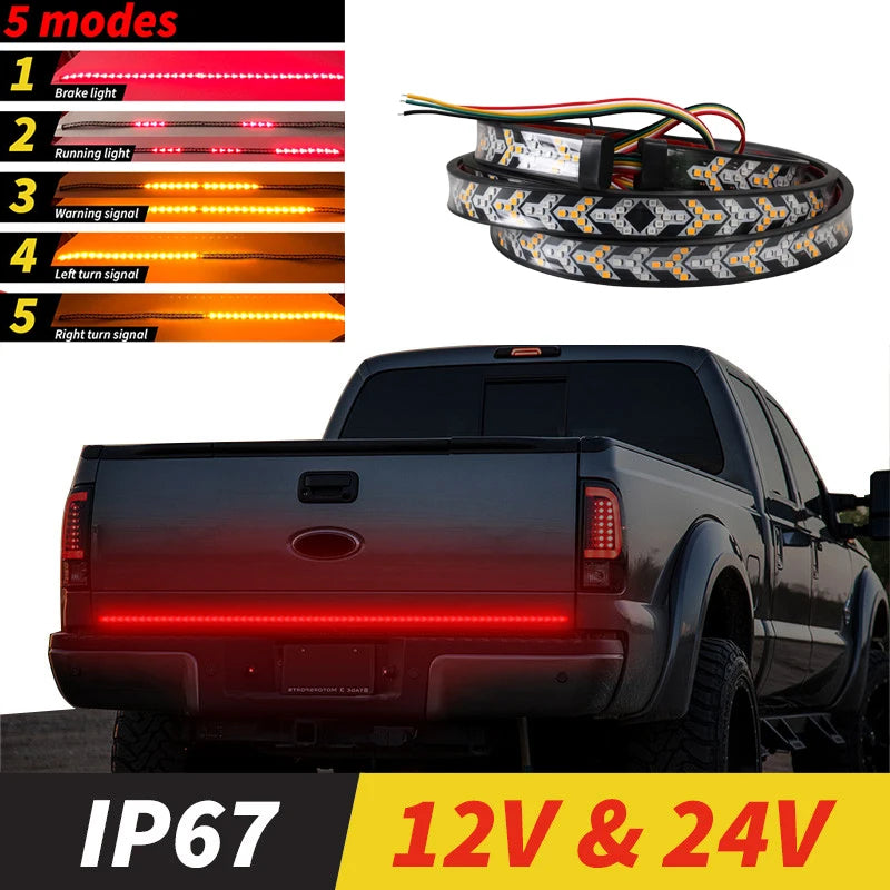 Car 12V 24V LED Signal Light For Car Warning Flashing Firemen Police Emergency Lamp Ambulance Strobe LED Warning Light