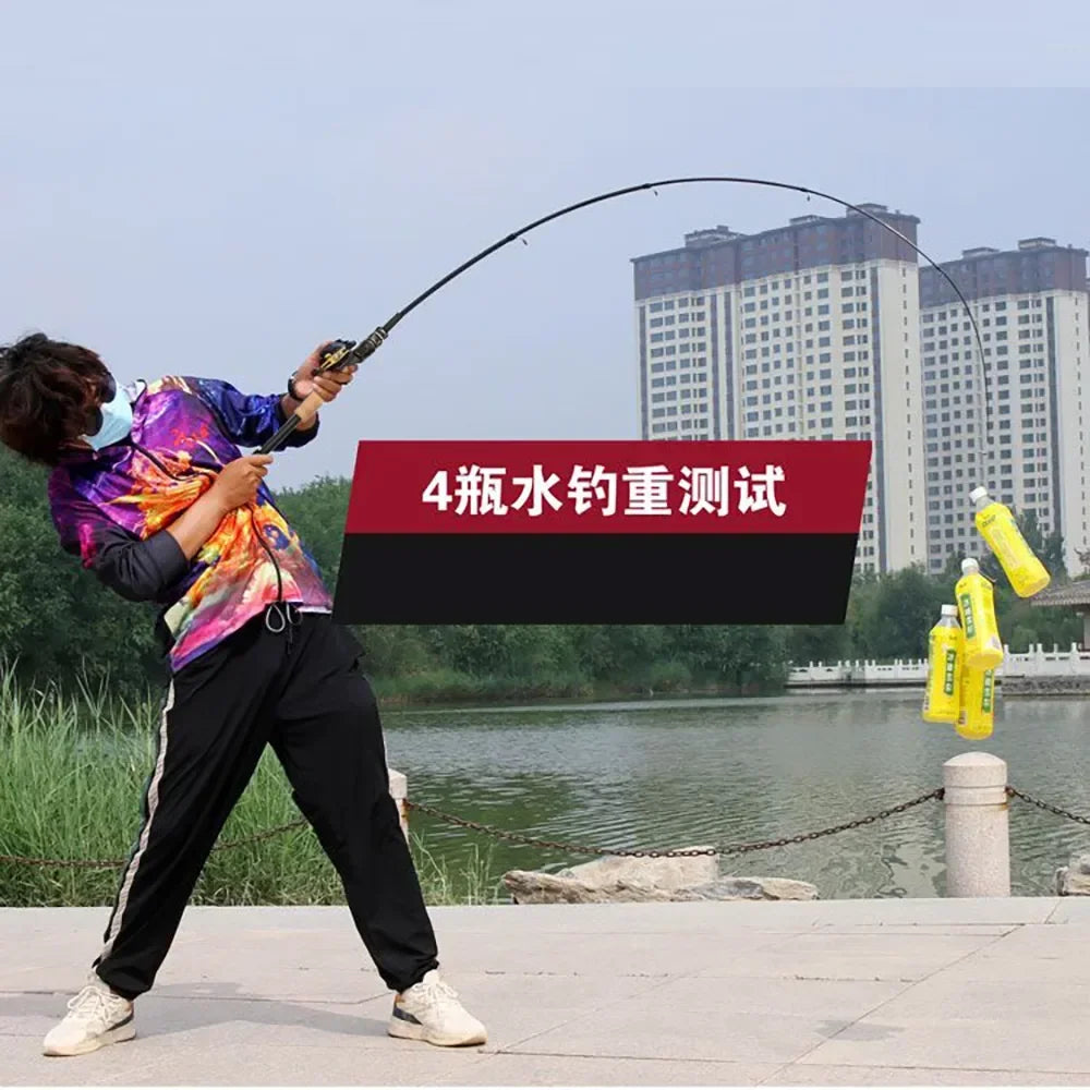 Fishing Rod Combo 1.5-2.4M Lure Fishing Rod and 7.2:1 High Speed Gear RatioMax 8kg Baitcasting Reel Fishing Tackle Pesca