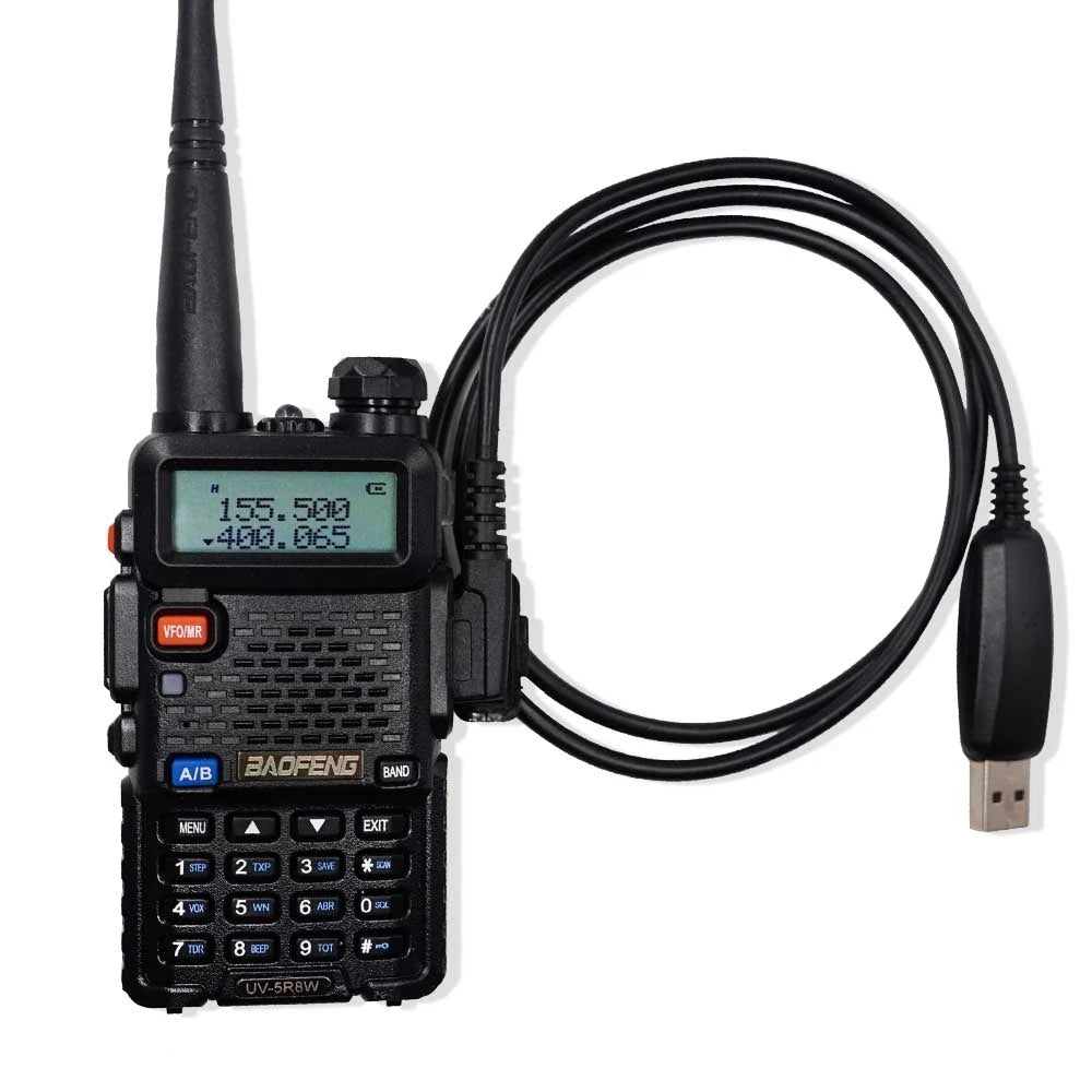 Baofeng Walkie Talkie Accessories 2 Pin Speaker Microphone USB Prorgarmming Cable Antenna Accessray For UV-5R BF888S UV-82 5RPRO