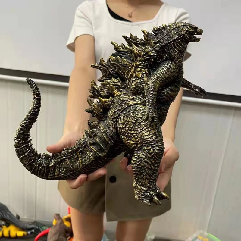 24cm Godzilla King of Monsters Runaway Mechanical Red lotus Planet Godzilla Action Figure Collection Model Toy Kid Birthday Gift