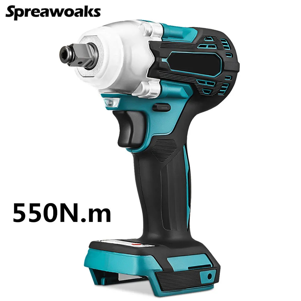 550/1200/2000N.m Brushless Impact Wrench 1/2 inch Electric Cordless Driver Car Repair Power Tools For Makita 18V Battery