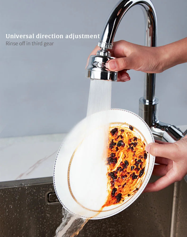 Universal 3Mode Kitchen Faucet Adapter Aerator Shower Head Pressure Home Water Saving Bubbler Splash Filter Tap Nozzle Connector