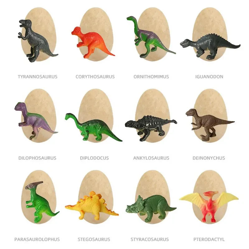 12PCS Archaeological Excavation Dinosaur Egg Fossil Puzzle DIY Dinosaur Egg Multiplayer Party Gift Toy Children's Science Mining