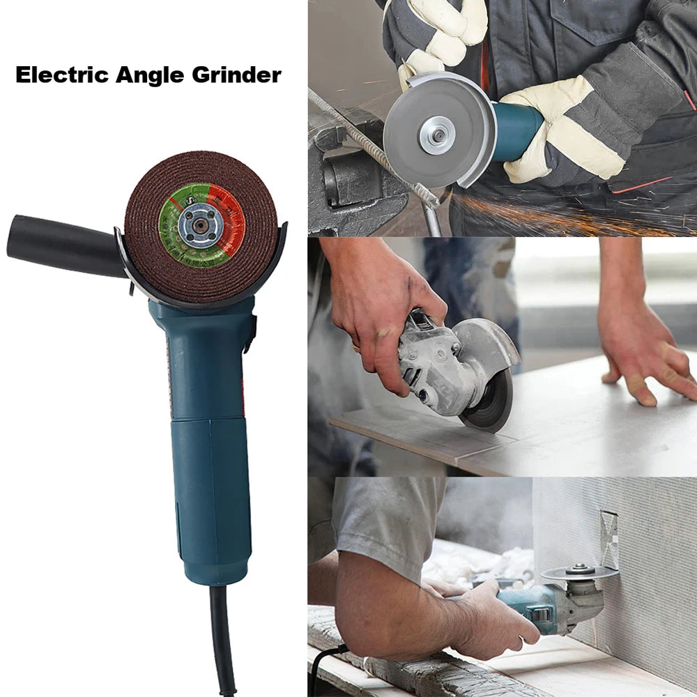 1000W Electric Angle Grinder 220V 100mm 125mm Corded Grinding Machine 6 Speeds Electric Grinding Cutting Polishing Power Tool