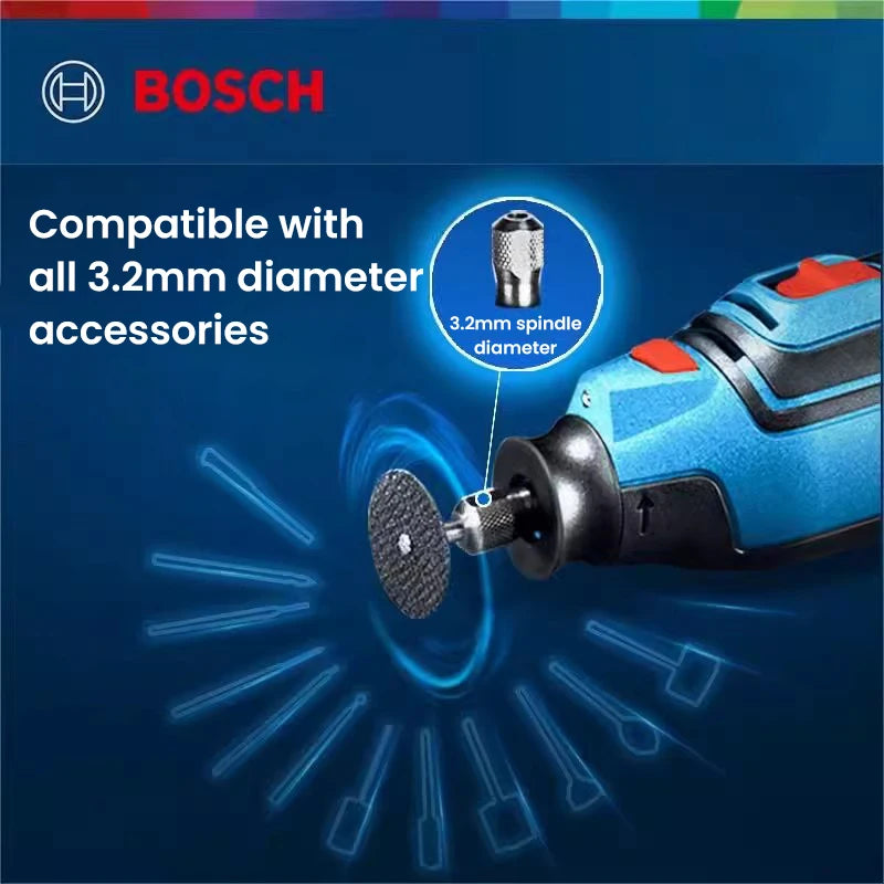 Bosch GRO 12V-35 Cordless Grinder 12V Electric Rotary Multi-Purpose Tool for Engraving Sanding Polishing Drilling Power Tools