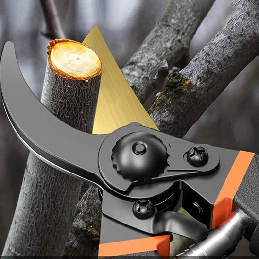 1Pcs Anti-Slip Pruning Shears Labor-saving Cutting Tools Rough Pruning Shears Garden Scissor Maintenance Tool Flower Trimming