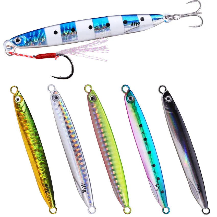 Jig Shore Jigging Spoon Casting Drag 7G 10G 14G 17G 21G 30G 40G SeaBass Lure Artificial Bait Fishing Gear