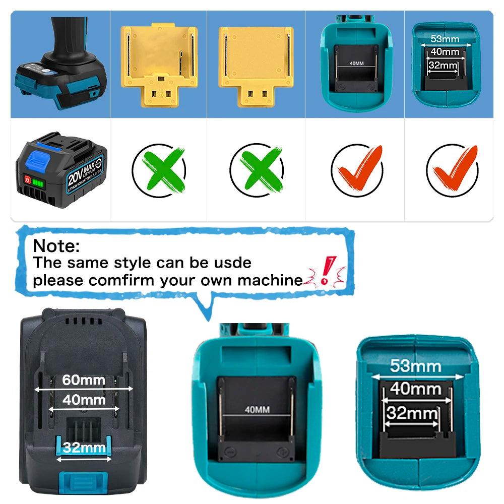 With Charger BL1860 Rechargeable Batteries18V Lithium Ion for Makita 18v Battery BL1840 BL1850 BL1830 BL1860B LXT400 Power tool