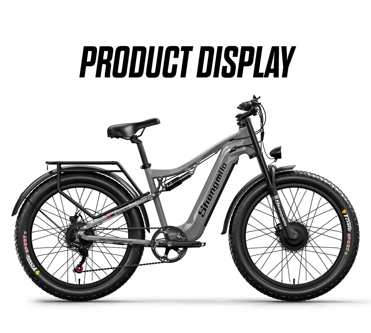 Shengmilo S600 Adult Electric Mountain Bike2000W Dual Motor 48V17.5AH ebike,Dual Suspension Electric Bicycle（US Warehouse））