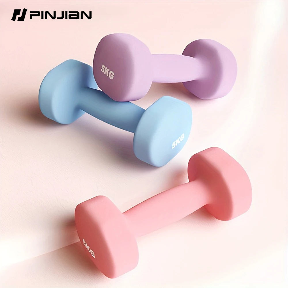 Dumbbell Fitness Equipment 0.5x2KG Arm Muscle Training Cast Iron Hand Gym Yoga Exercise Bodybuilding Weights Home Workout