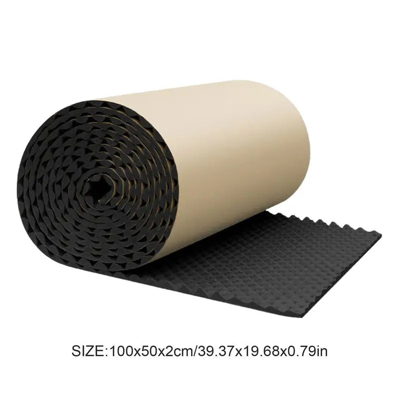 200x50x2cm Car Sound Insulation Pad Auto Thermal Insulation Mat Waterproof Soundproofing Barrier Interior Accessories