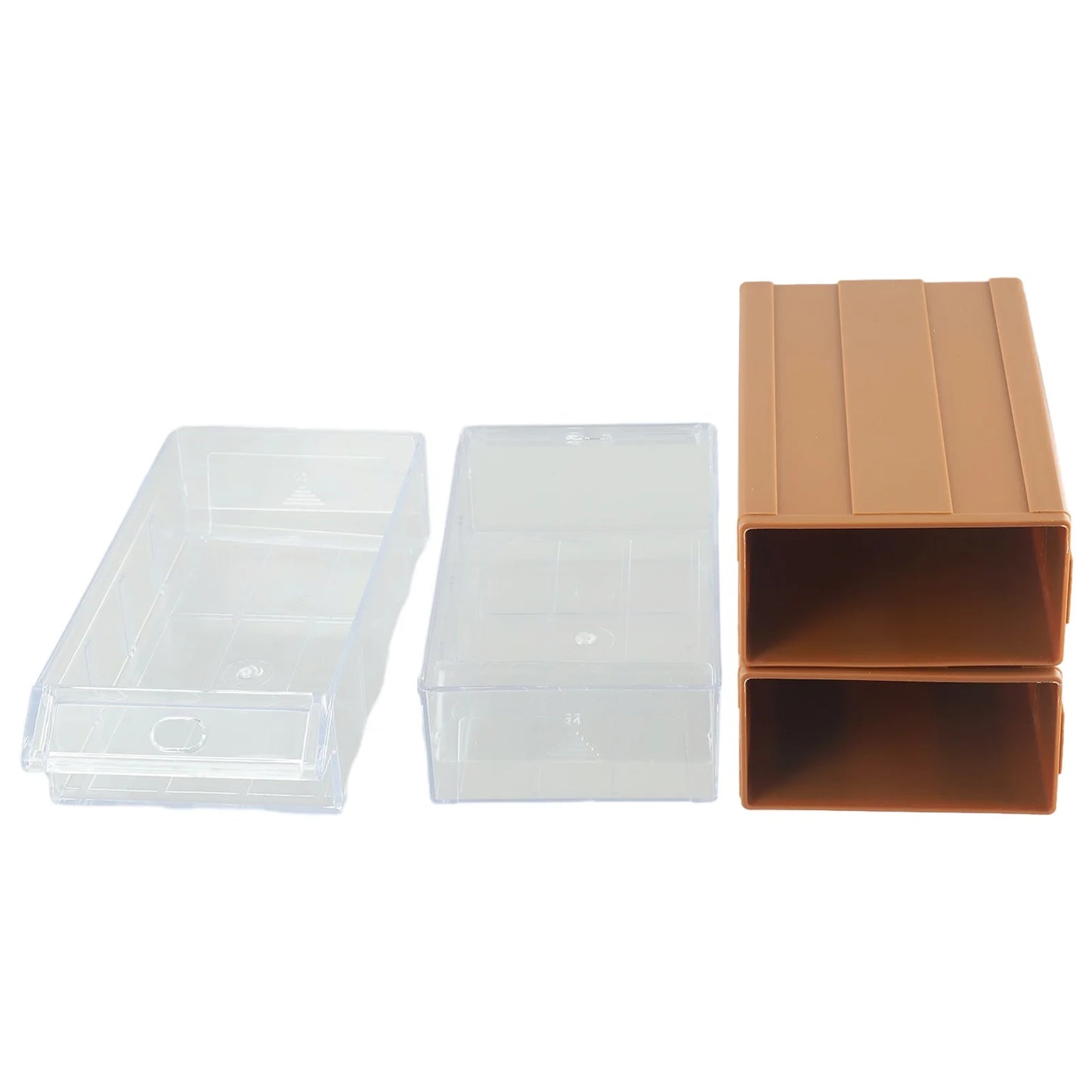 1PC Garage Tool Organizer Stackable Plastic Hardware Parts Storage Boxes Plastic Organizing Boxes Component Screws Toolbox