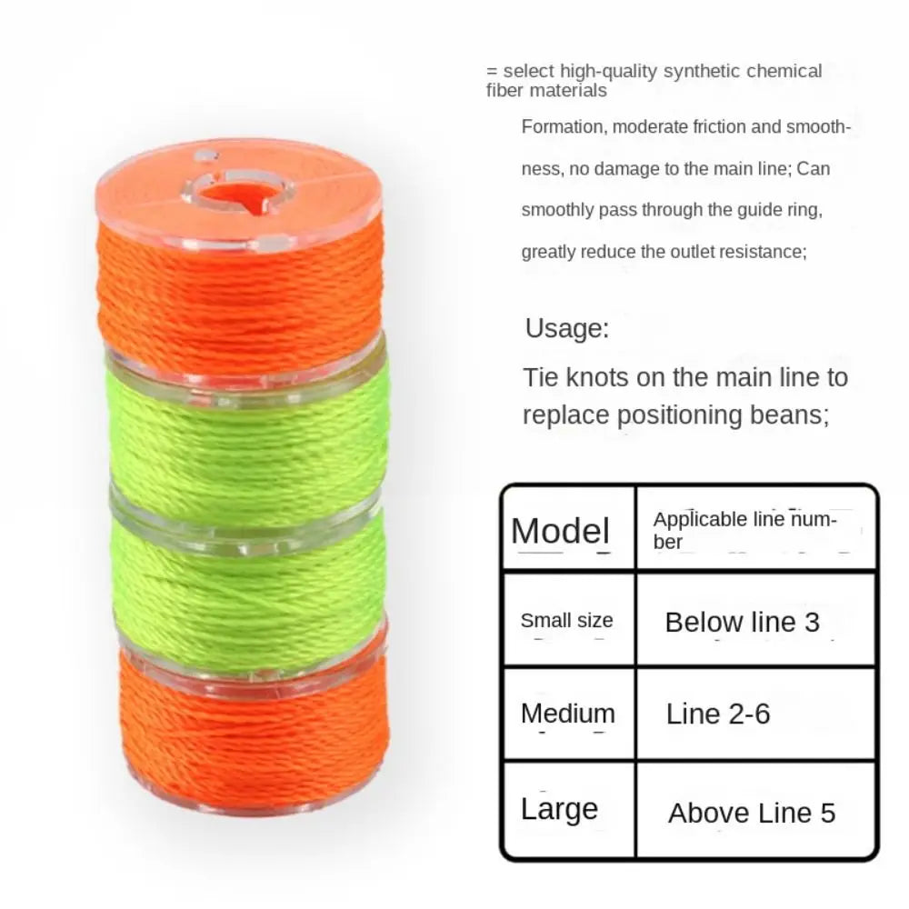 Fishing Tackle Cotton Knot Line Rock Sea S M L fishing trackle gear product Orange/Yellow Fishing Tool rock fishing accessories