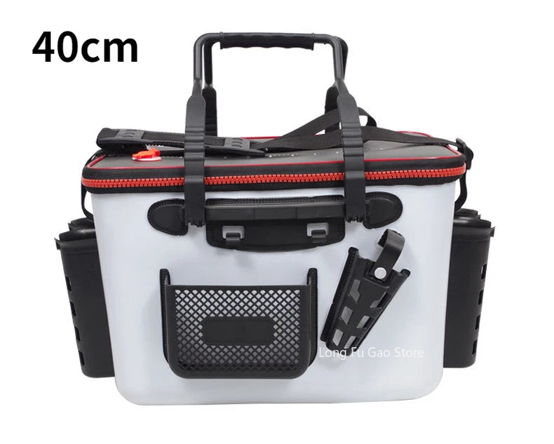 Outdoor Portable EVA Fishing Bag Multifunction Thicken Live Fishing Box Tank Bucket Camping Fishing Tackle Fishbox Storage