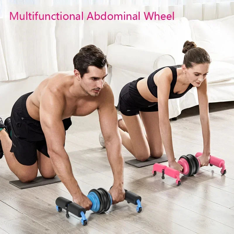 N64 Multifunctional Abdomen Wheel Home Gym Multifunctional Exercise Fitness Equipment Push-ups Abdomen Waist Beauty Machine SJ