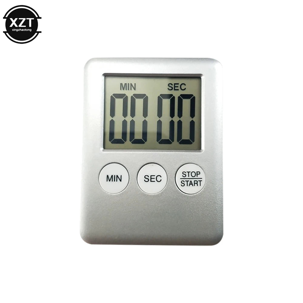 Magnetic Kitchen Timer Digital Cooking Baking LCD Count Down Up Loud Alarm Countdown Alarm Magnet Clock Sleep Clock Kitchen Sup