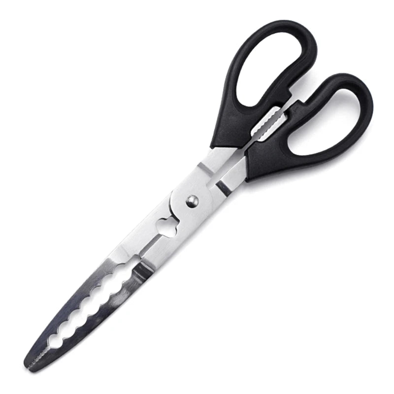 Long Fishing Pliers Scissor Gripper Stainless Steel Fish Crab Grabbing Tool Clamp Pike Trap Fishing Tackle Plier Gear Accessory