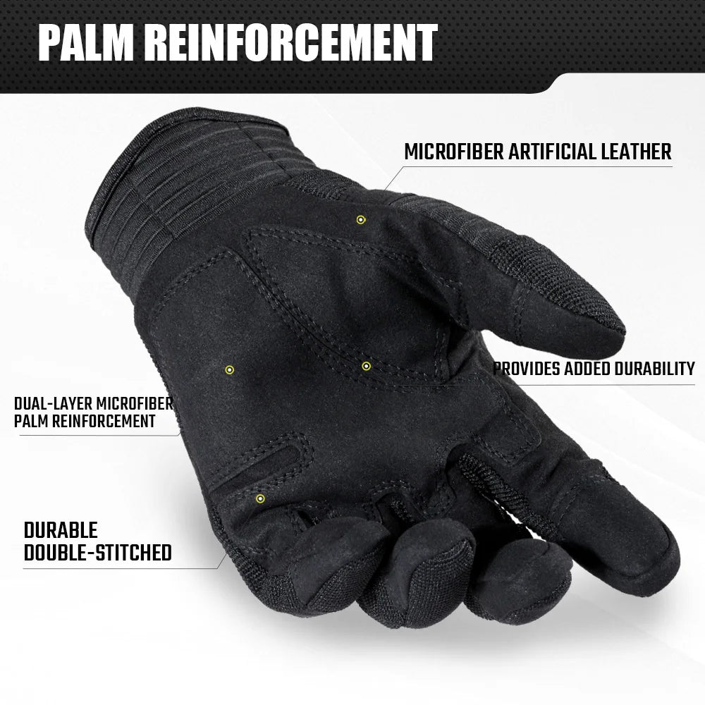 Touch Screen Tactical Gloves Outdoor Cycling Sports Hiking Camping Hunting Airsoft Combat Bicycle Hard Shell Anti-skid Gear Men