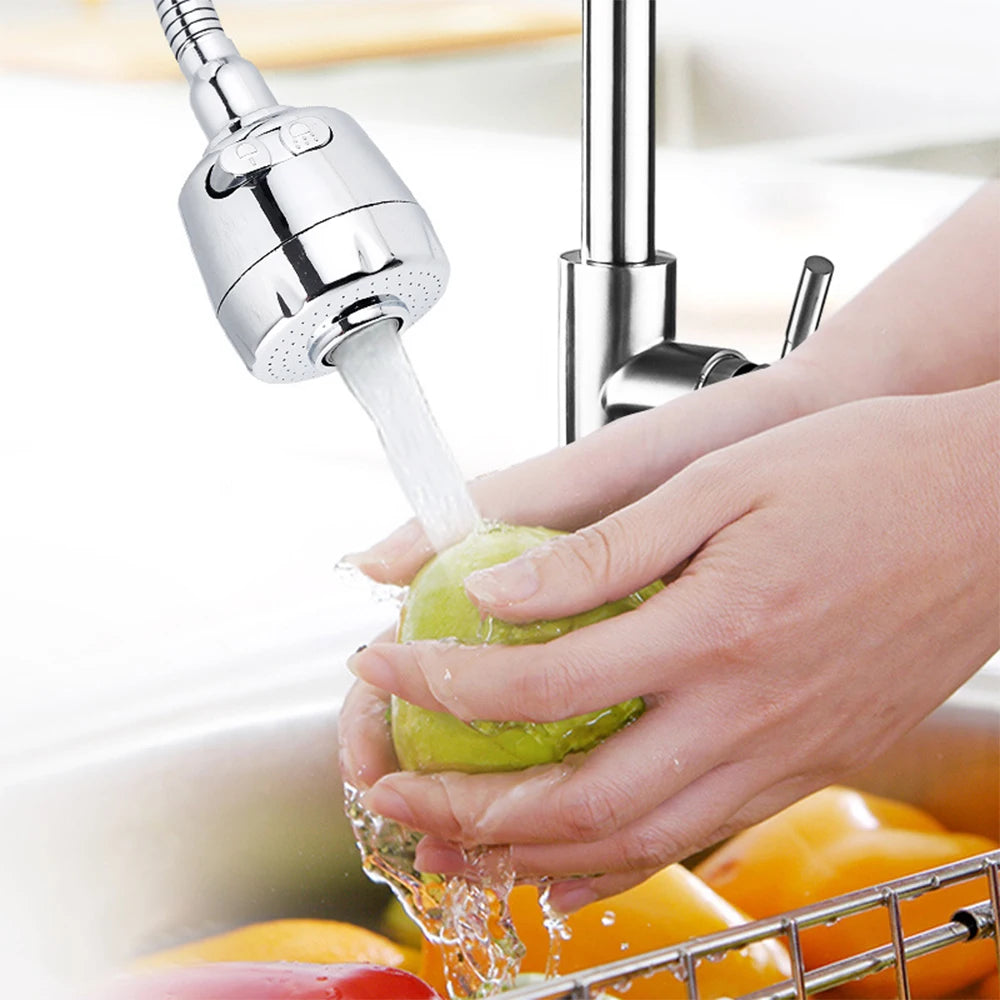 Dual Mode Kitchen Faucet Aerator 360 Degree Swivel Adjustable Sprayer Filter Diffuser Water Saving Nozzle Bath Faucet Connector