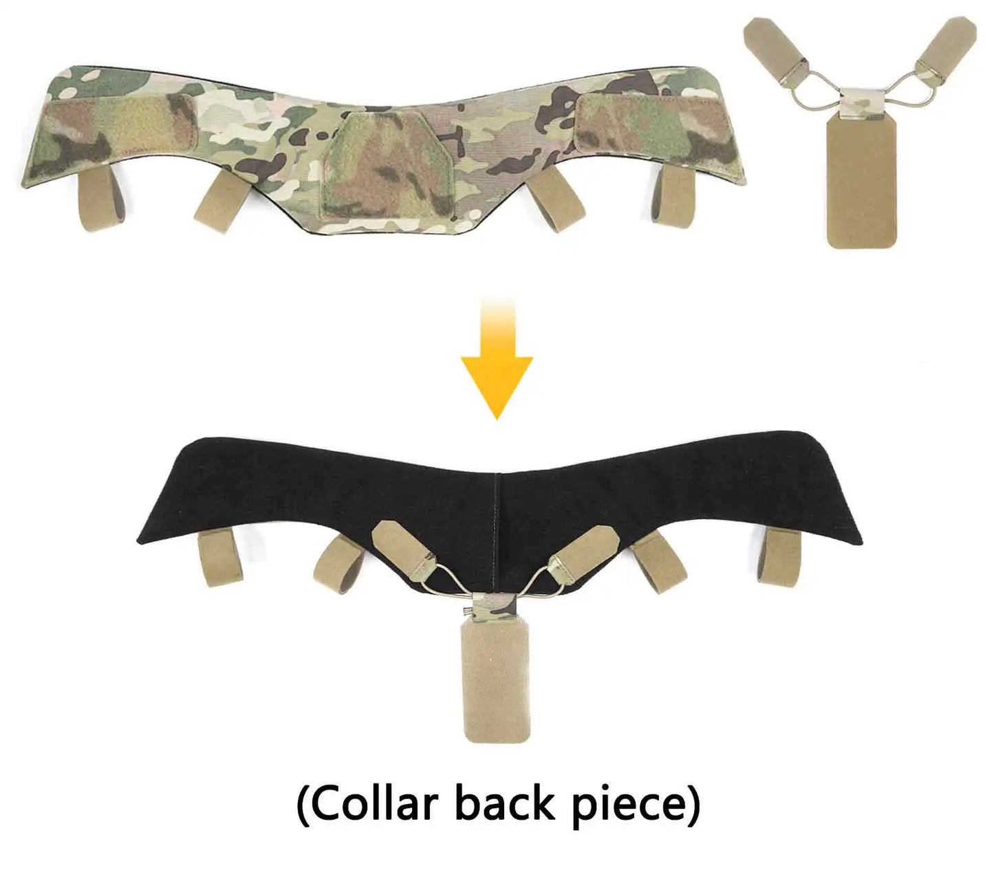 Tactical Neck Guard Collar Protector for Jpc Avs Fcsk Cpc Hunting Gear Tactical Airsoft Equipment Hunt Accessory Camping Outdoor