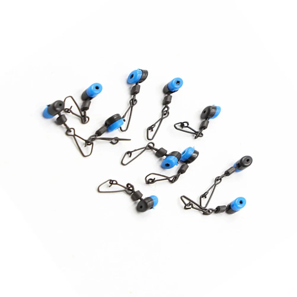 10/30pcs Fishing Swivel Connectors With Feeder Bead Link For All Anglers Space Beans Fishing Gear Carp Fishing Accessories