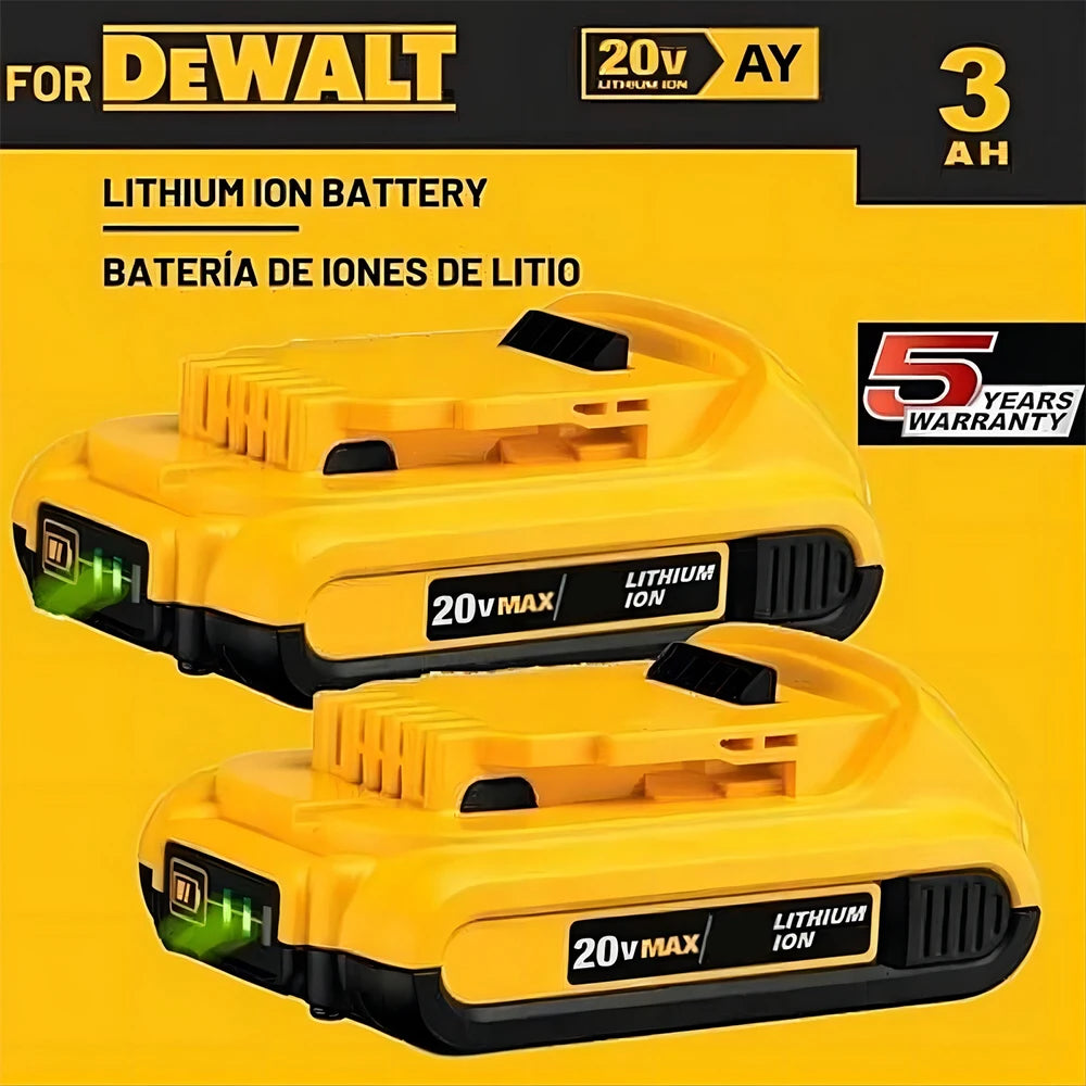 DCB203 Li-ion Battery 18Volt 20V 3.0Ah For Dewalt Max Tools DCB205 DCB206 DCB204 DCB200 DCB182 DCB180 DCB230 DCD DCF DCG Series