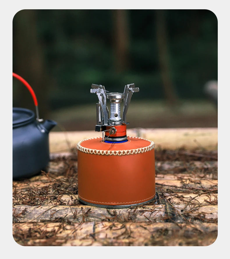 Portable Outdoor Mini Portable Folding Stove Gas Heater Camping Burner Picnic Cooker BBQ Heating Foldable Furance Head