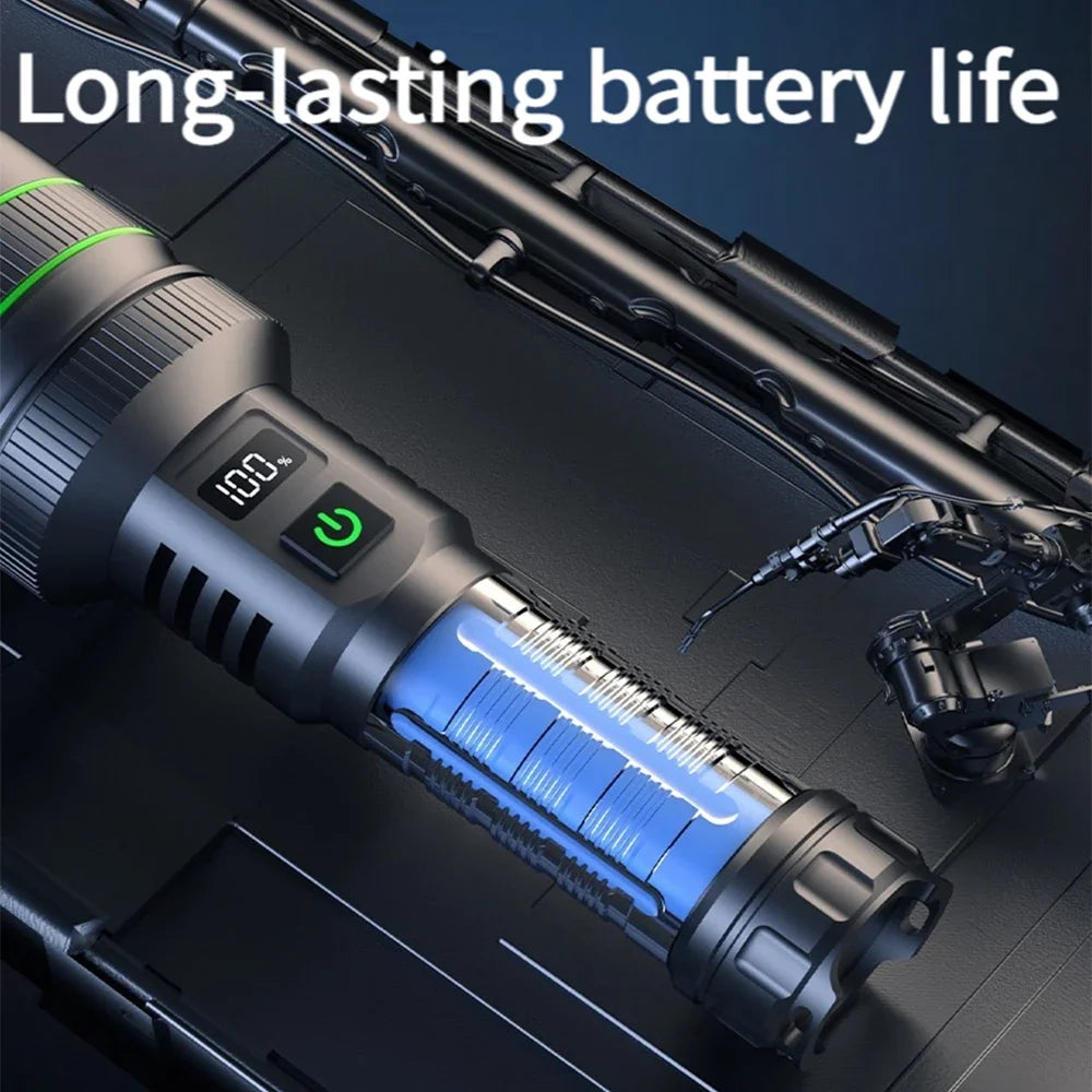 4.2V 26650 Lithium Battery 5000MaH High-capacity Rechargeable Battery 3C Discharge for Torch with Free a P50 LED Flashlight Gift