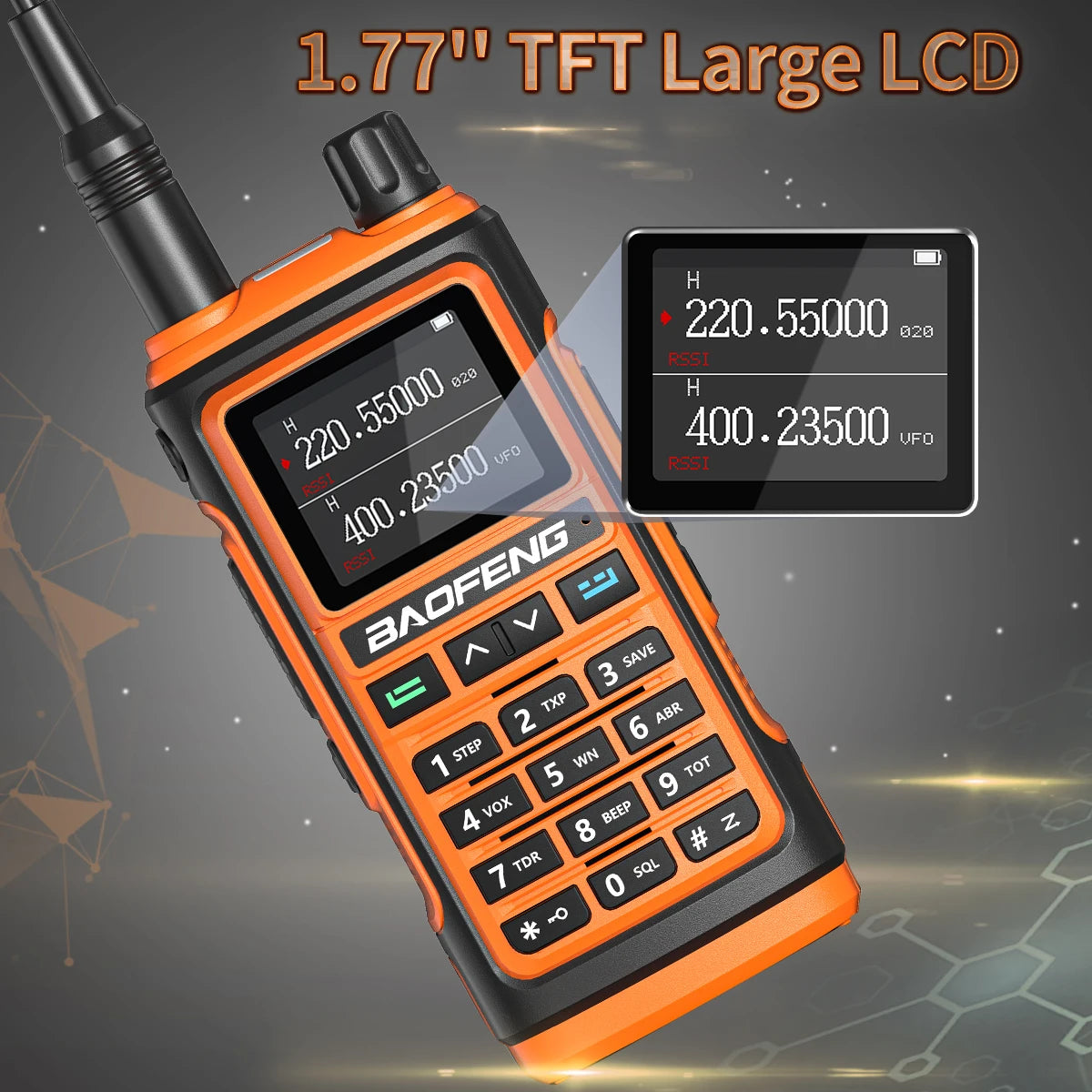 Baofeng UV-17 Pro V2 Wireless Copy Frequency Tri Band Waterproof Powerful Walkie Talkie Long Range UV-5R UV S9 Two Way Radio