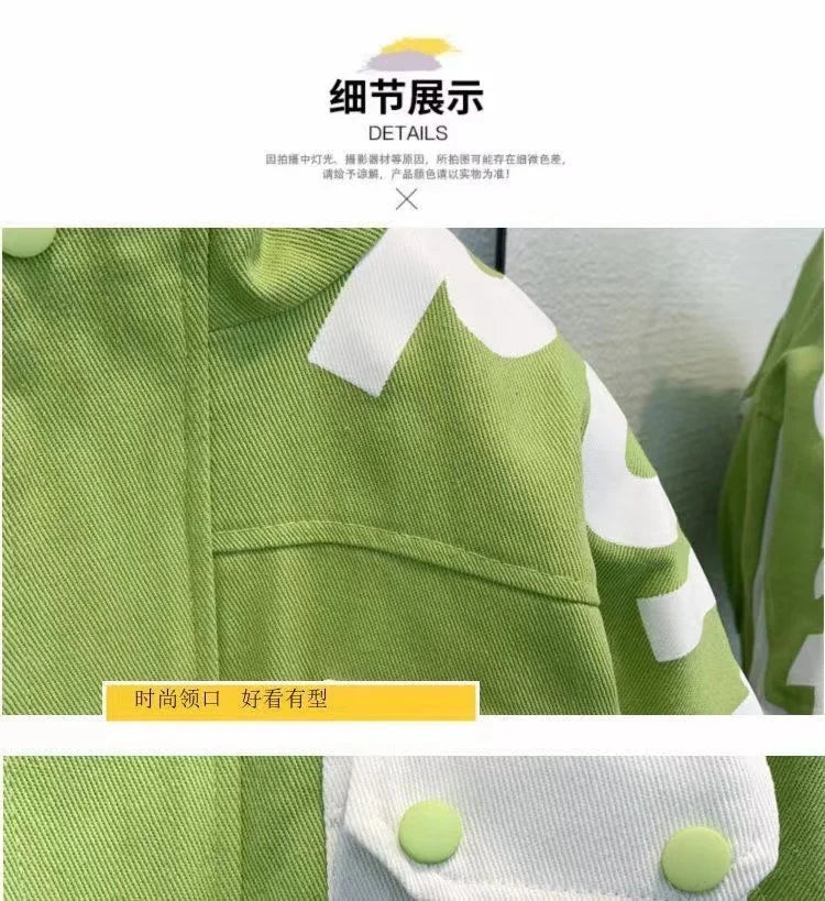 Boys Clothing Set Jacket Suit Spring and Autumn Clothing Children's Sportswear Set Boys' Baby Coat Pants Two-piece Set 2024 New