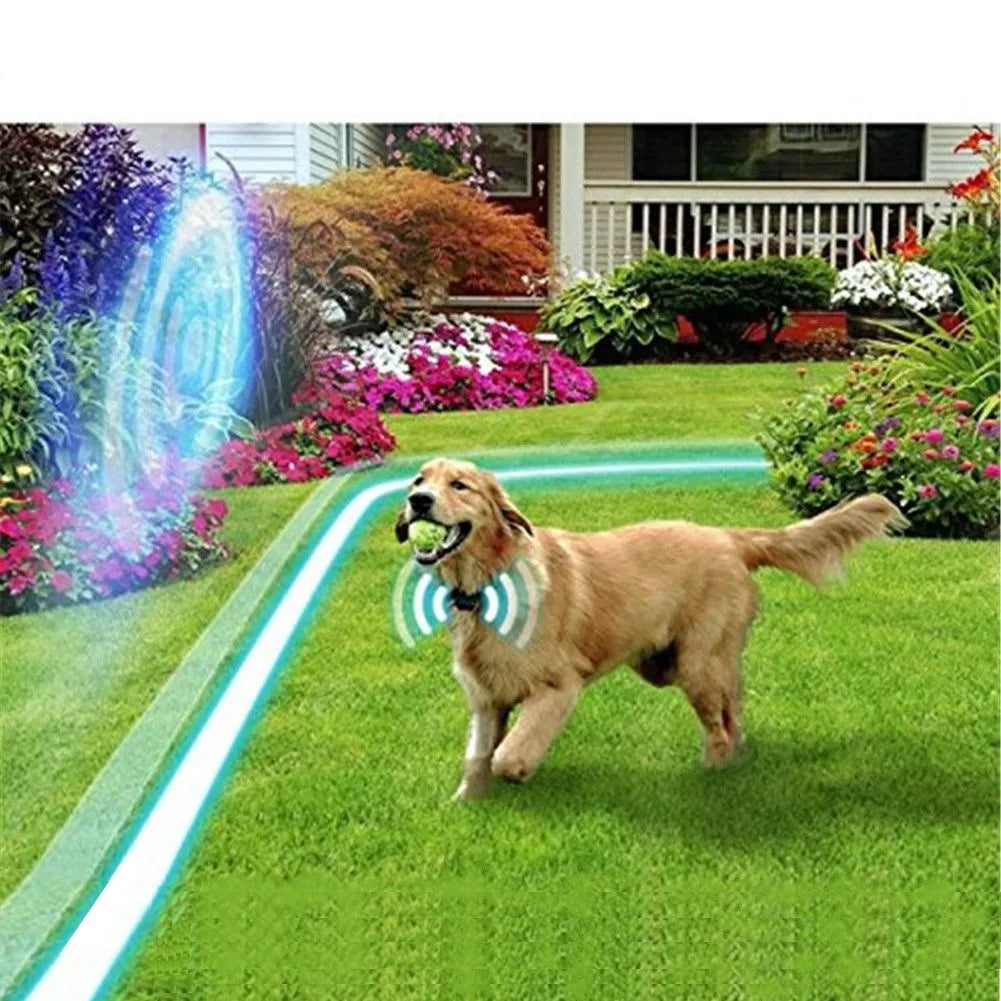 TP16 Pet Dog Electric Fence, Rechargeable Waterproof, 6 Level, Dog Wired Fence Containment, Pet Training Collar, Anti Run Away