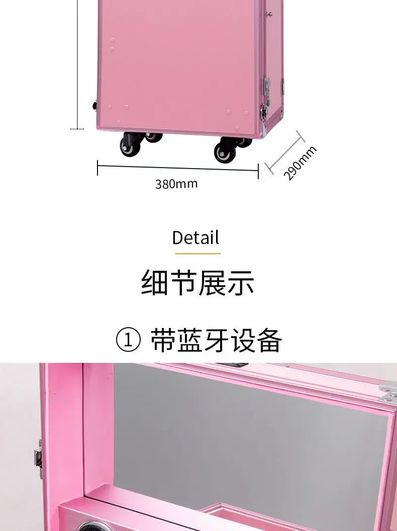 New Beauty Make Up Tattoo Nail Multilayer Toolbox Storage Organizer Suitcase Bag Makeup Box Artist Professional Cosmetic Cases