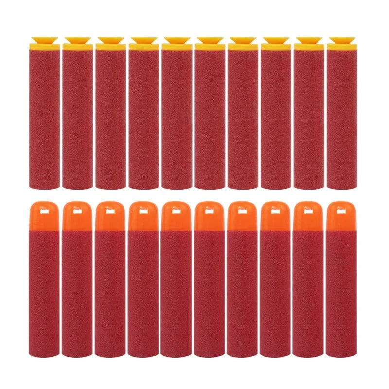 30Pcs 9.5x1.8cm Accustrike Big Hole Sucker Head Bullets Red Sniper Rifle Bullets Darts for Nerf Mega Toy Gun Foam Refill Darts