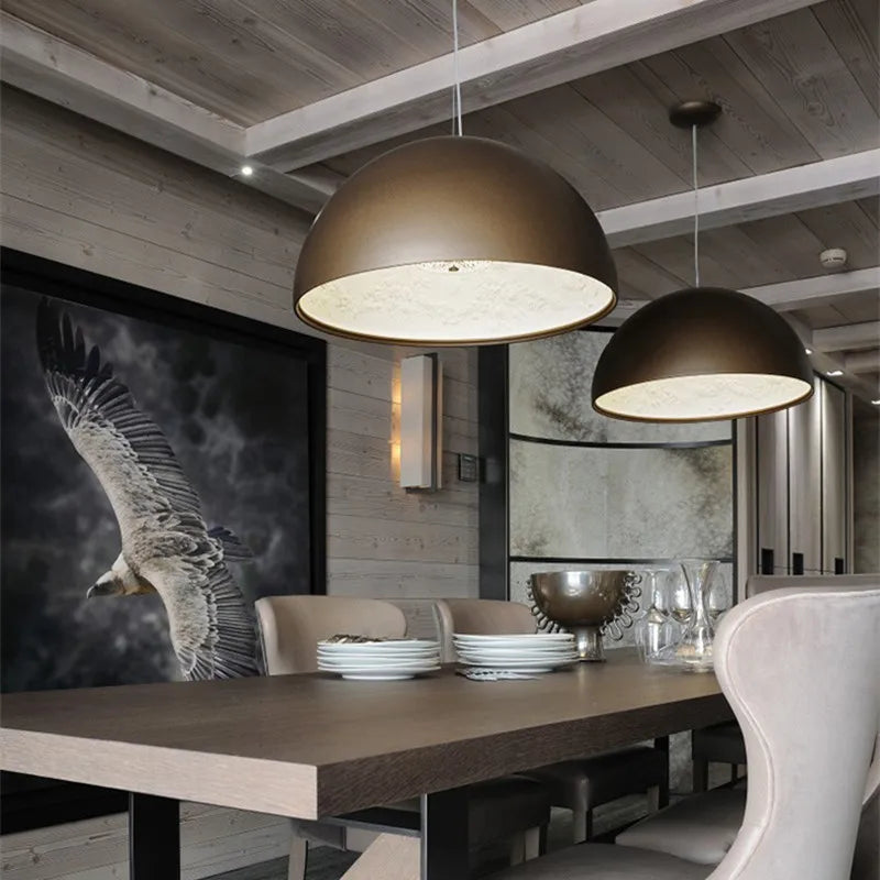 Postmodern pendant lamp minimalist Skygarden lamp resin design lamp replica Bedroom Indoor kitchen island dining room light