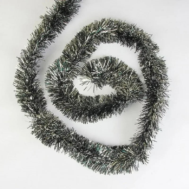 500cm/196inch Tinsel Christmas Garland Decoration Xmas Tree Decor 2023 New Years Eve Xmas Party Supplies Home Indoor Outdoor Dec