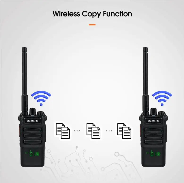 Retevis RT86 10W Walkie Talkie Long Range Communication Radios Walkie-talkie Professional Communicator Two-way Radio Long Reach