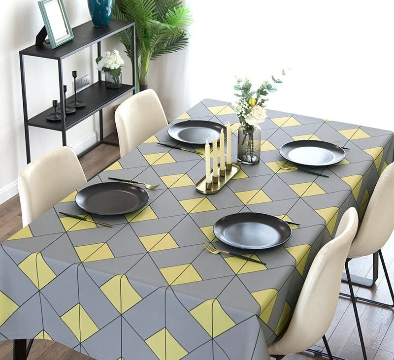 Nordic Simplicity Printing Rectangular Tablecloths For Table Party Decoration Dining Tables Cover Manteles