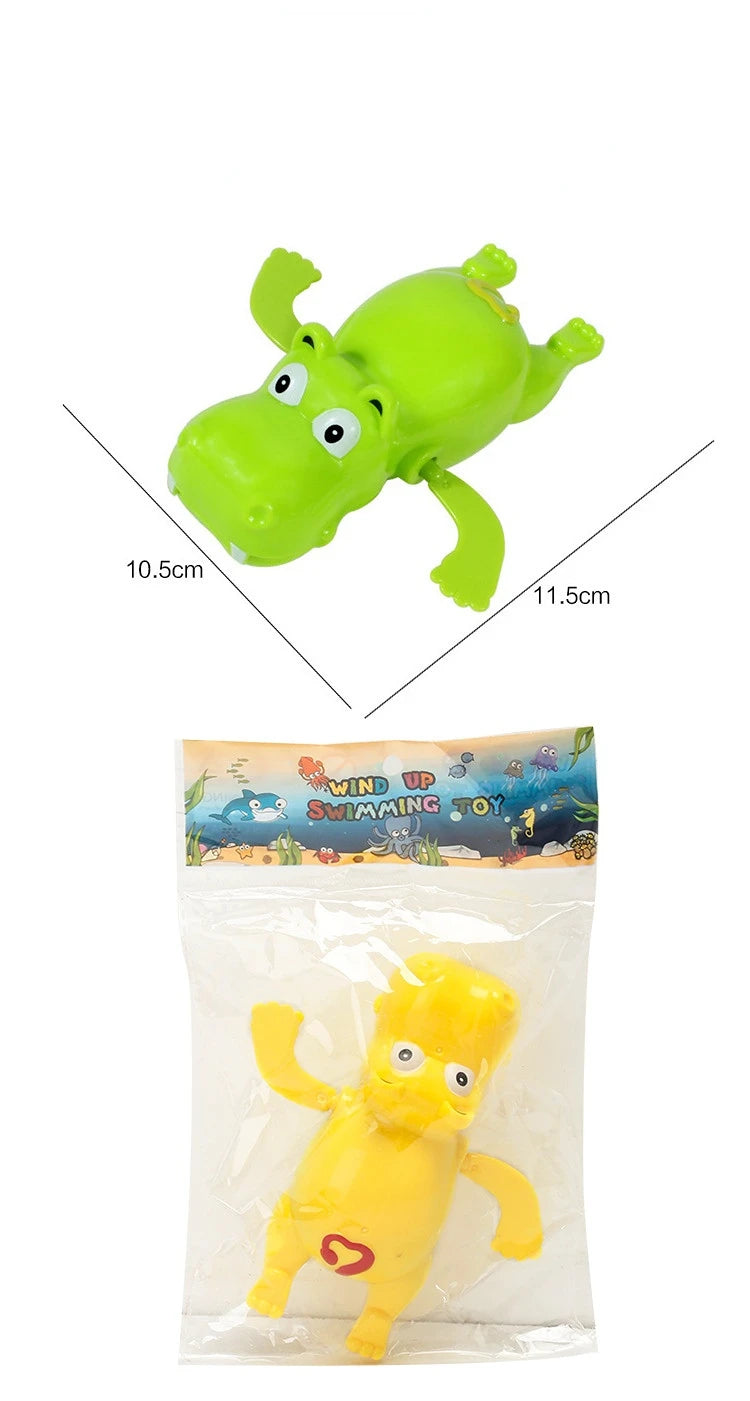 Single Sale Cute Cartoon Animal Tortoise Classic Baby Water Toy Infant Swim Turtle Wound-up Chain Clockwork Kids Beach Bath Toys