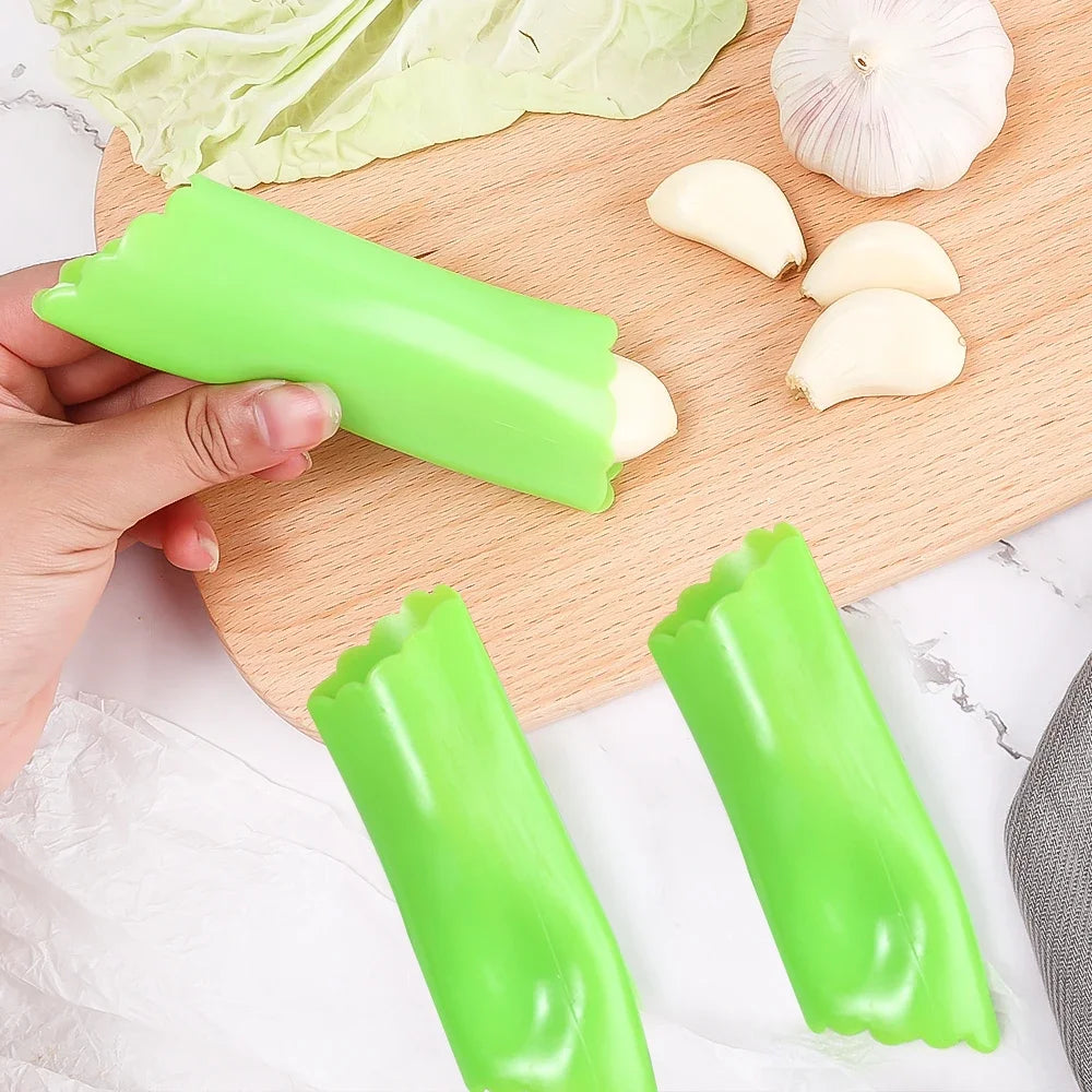 Silicone Garlic Peeler Practical Garlic Roller Stripper Peeling Vegetable Fruit Tools Household Creative Kitchen Gadgets Tools