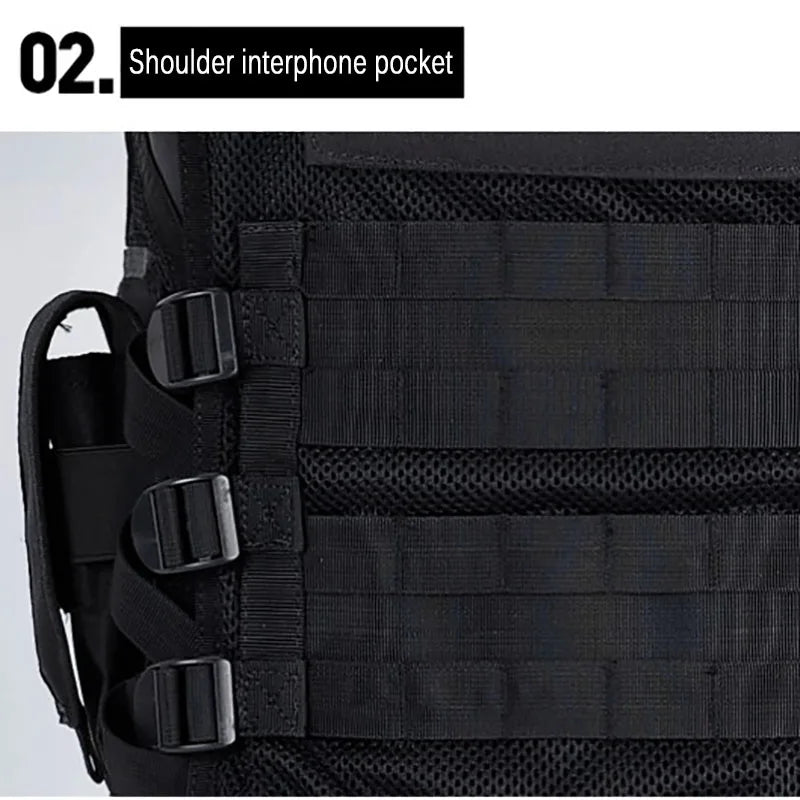 Hunting Security Clothes Swat Tactical Vest Swat Jacket Chest Rig Multi-Pocket SWAT Army CS Hunting Vest Camping Accessories