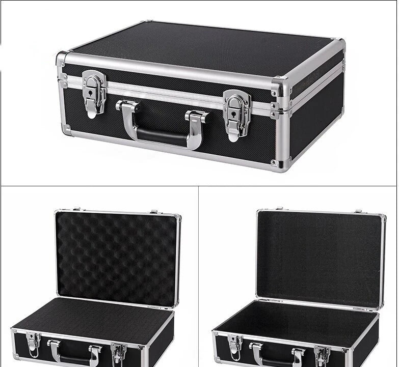 Tool Box Aluminium Equipment Case Organizer Protable Toolbox for Mechanic Large Capacity Suitcase Pelican Hard Case