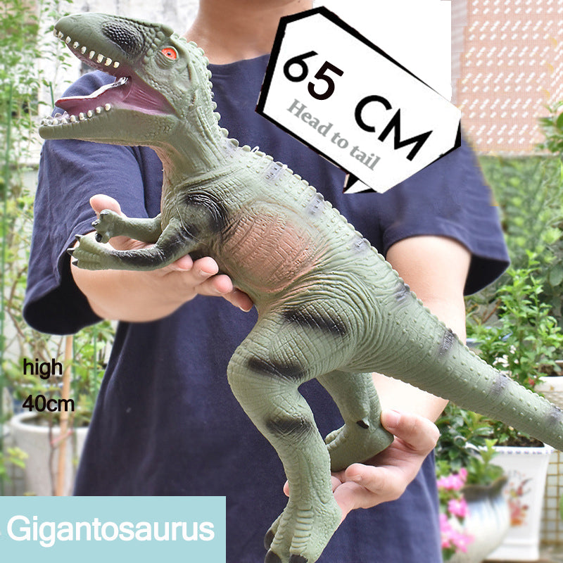 68CM Big Size Dinosaur Toy Jurassic Park Tyrannosaurus Rex Soft Puppets Velociraptor Shark Dinosaur Worlds Model Toys for Boys