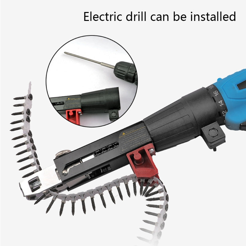 Electric Drywall Screw Gun Wodworking Tool Cordless Power Drill Adjustable Screw Length and Depth Easy to Use Carpentry