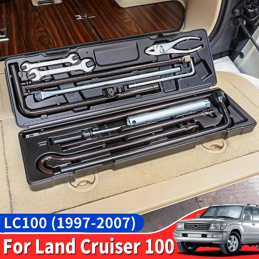 For 1997-2007 Toyota Land Cruiser 100 Tailgate Trunk Emergency Toolbox LC100  Interior Upgraded Accessories Modification