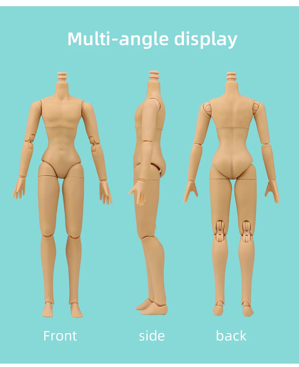 21cm Doll Figure Body Multi-Joints Movable Slim Doll Yoga Body White Brown Coffee Beige Skin Doll Figures Multi Color Doll Toys