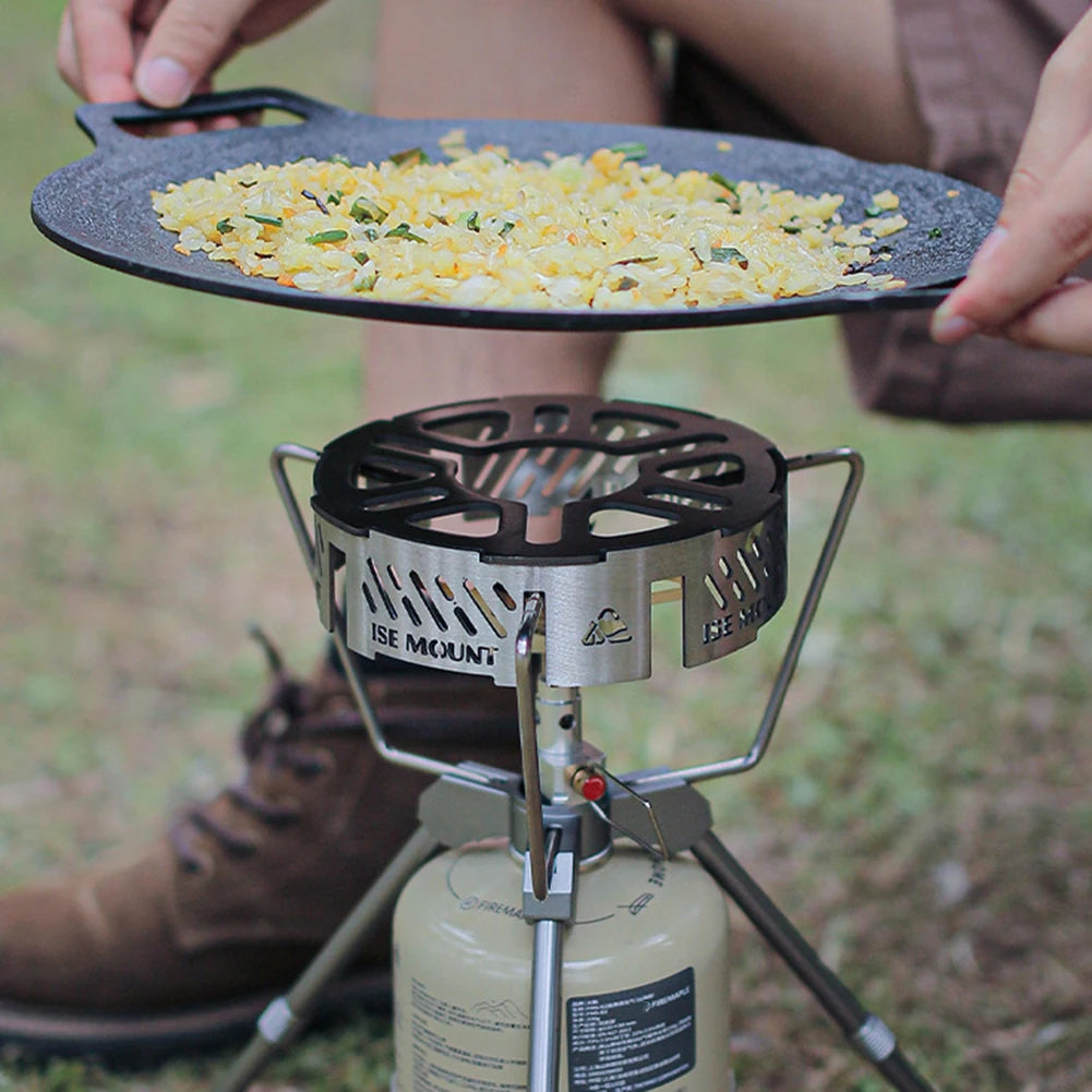 Mini Outdoor Wind Shield Camping Stoves Windproof Ring Stainless Steel Gas Picnic Cookers Wind Deflectors Stove Windshield