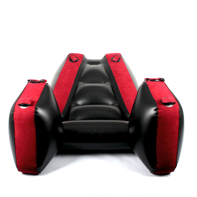 BDSM Open Leg Bondage Cushion Inflatable Sofa With Cuff Kit Furniture For Couple Deeper Position Support Chair Exotic Night