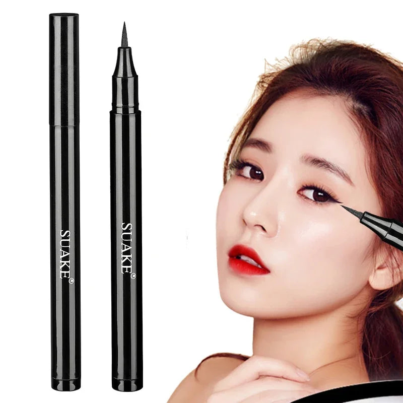 1 Pcs Liquid Eyeliner Pencil Fast-drying Waterproof Anti-sweat Lasting Eye Liner Black Brown Eyeliner Pen Makeup Comestics